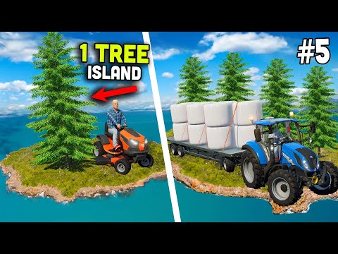 Видео: Начните с 0$ на "Острове 1 дерева" 🚜 #5