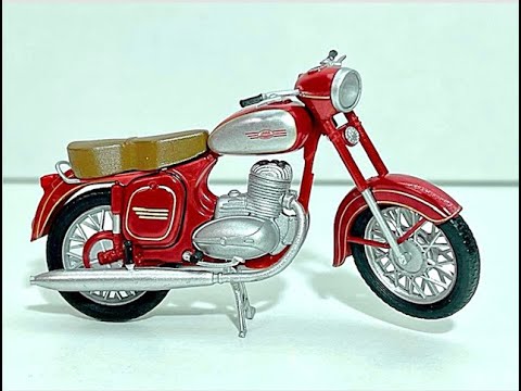 Видео: Jawa 250/353 1:24 Наши мотоциклы MODIMIO