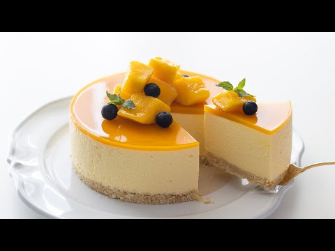 Видео: Чизкейк с манго без выпечки ＊ Без духовки, без яиц ｜ HidaMari Cooking