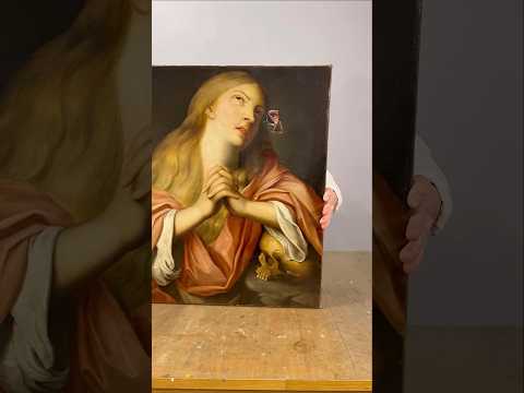 Видео: КАК ОТРЕСТАВРИРОВАТЬ КАРТИНУ?! #restoration #art