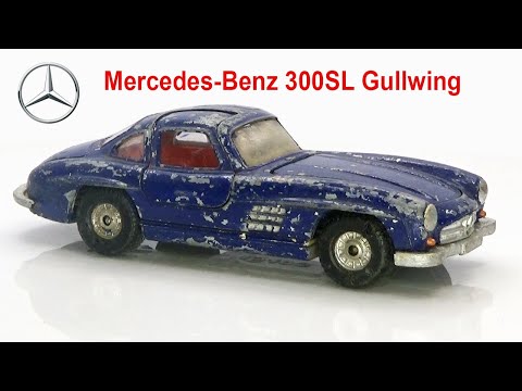 Видео: Mercedes 300 SL «Крыло чайки». Восстановление модели Corgi до заводского состояния.