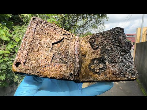 Видео: восстановление старой игры Nintendo GBA | Восстановление игровой консоли по грязи