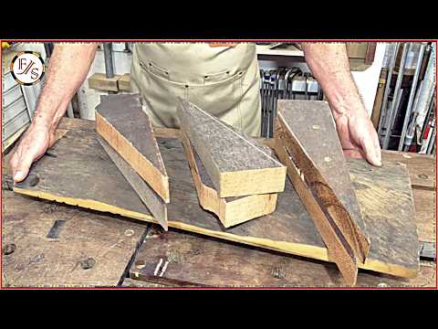 Видео: Я сделал это из остатков древесины и старого дерева, взятого из МУСОРА.