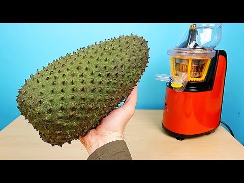 Видео: ГУАНАБАНА с ядовитыми косточками! Сок из экзотики. Бедная соковыжималка. alex boyko