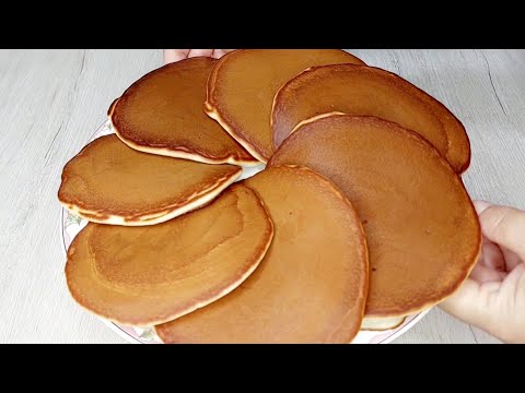 Видео: Очень пышные и вкусные панкейки!Американские блинчики на молоке!Идеальный завтрак для всей семьи!