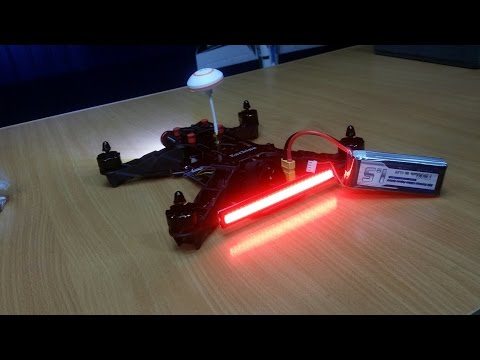 Видео: Квадрокоптер 250-го размера, настройка CC3D, Eachine Racer 250 FPV Drone с Banggood