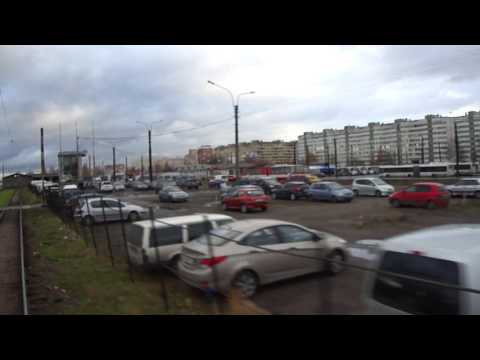 Видео: Трамвай Санкт-Петербурга 163: ЛВС-86К б.0627 по №58 (31.10.11)