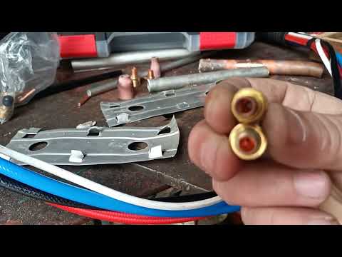 Видео: Зварювання тонкого алюмінію tig ac dc Спіка GTAW 250 та налаштування.