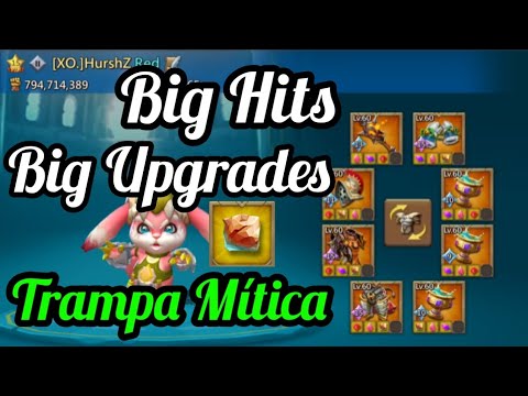 Видео: Lords Mobile. Улучшения мифических ловушек. Огромные хиты. Золотая самоцветная жемчужина. Джекпот...