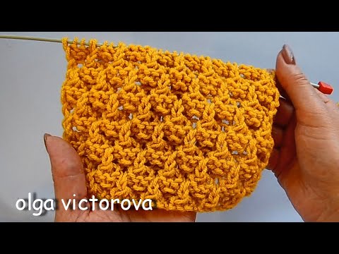 Видео: РЕЛЬЕФНЫЙ УЗОР  842 Узоры спицами