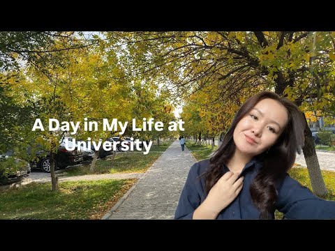 Видео: университетте бир күн (КТМУ)  | a day in my life at university 