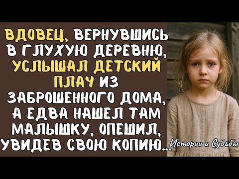 Видео: ВДОВЕЦ, вернувшись в глухую деревню, услышал детский плач из ветхого дома, а едва увидел малышку...