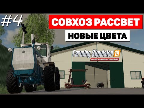 Видео: Farming Simulator 19 Совхоз Рассвет - Да будет песок? #4