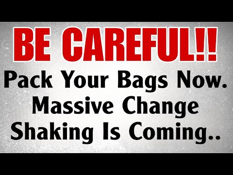 Видео: 🚨 Бог говорит: будьте осторожны!! Собирайте чемоданы сейчас же... грядут большие перемены и потря...