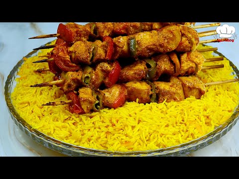 Видео: Куриные шашлычки | Рецепт шашлыка | С маринованным рисом