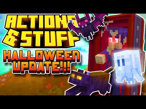 Видео: ВСЕ НОВЫЕ ФУНКЦИИ ДЛЯ ХЭЛЛОУИНА!!! Действия и прочее 1.7!!! НОВЫЙ реквизит, бейджики и анимация!