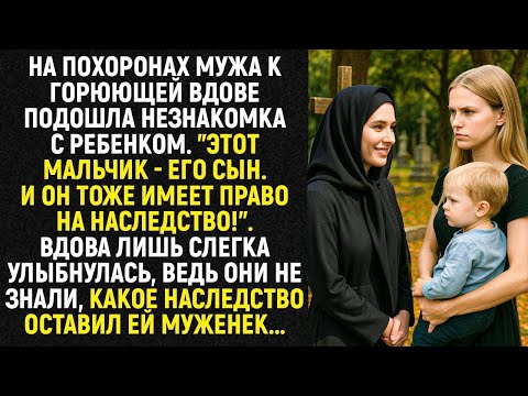 Видео: На похоронах мужа к вдове подошла незнакомка с ребёнком и потребовала долю наследства.