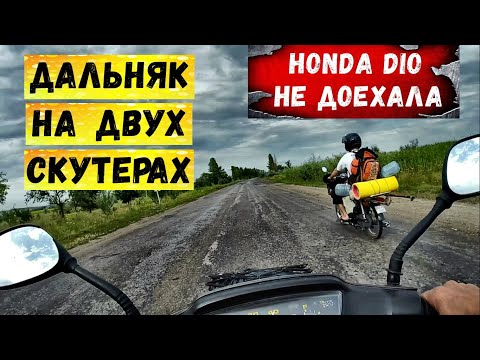 Видео: На скутерах в дальняк | Honda Dio умерла | Готовим на костре
