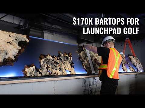 Видео: Барные стойки для гольф-клуба Launchpad стоимостью 170 тыс. долларов