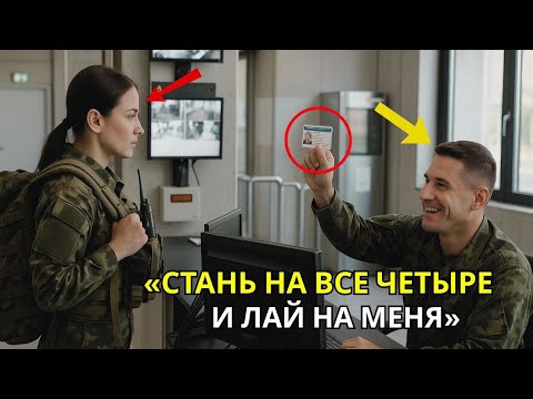 Видео: Охранник базы отказался проверить её удостоверение — и через минуты пять генералов прибыли на помощь