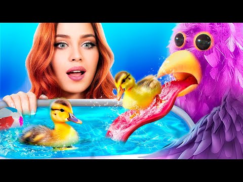 Видео: Покемон vs Птица Опила! Строим секретные домики для животных