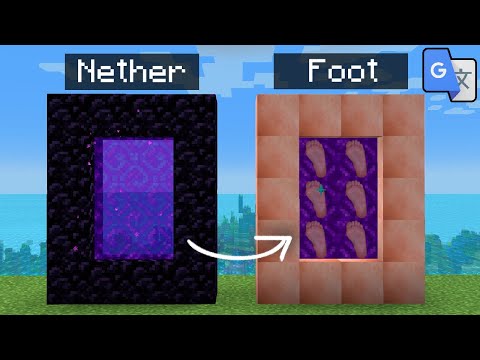 Видео: Я пропустил каждое измерение Minecraft через Google Translate 100 раз...