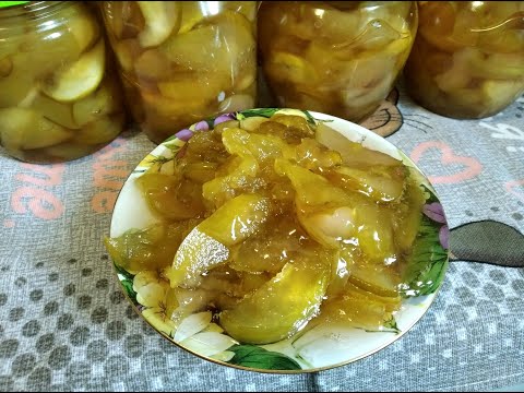 Видео: ЯБЛОЧНО-ГРУШЕВОЕ ВАРЕНЬЕ, прозрачные мармеладные дольки/Apple-pear jam/Apfel-Birnen-Marmelade