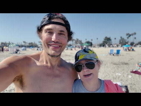 Видео: Мы , на  «Собачьем Пляже» в Лонг-Бич #usa 🇺🇸