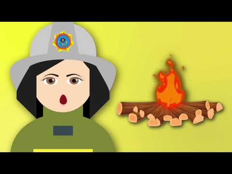 Видео: Өрт қауіпсіздігі.  Есіңде сақта!