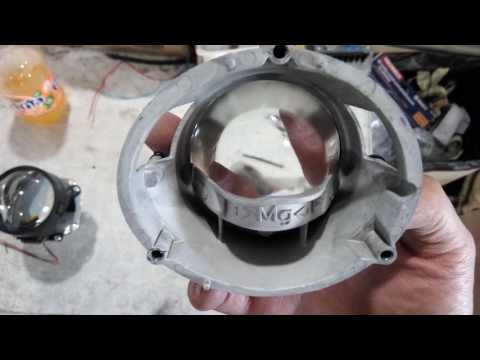 Видео: Daewoo Nexia N150 Часть 2 , замена выгоревших штатных линз