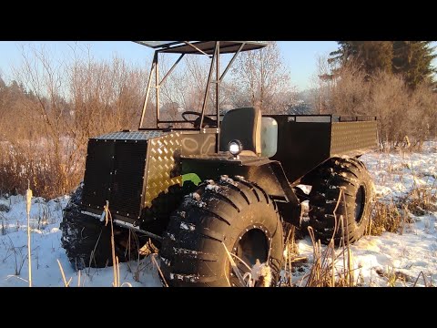 Видео: переломка каракат с двигателем Лончин 30