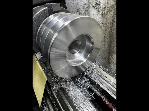 Видео: Обработка вала двигателя и изготовление шкива для токарного станка 1А616