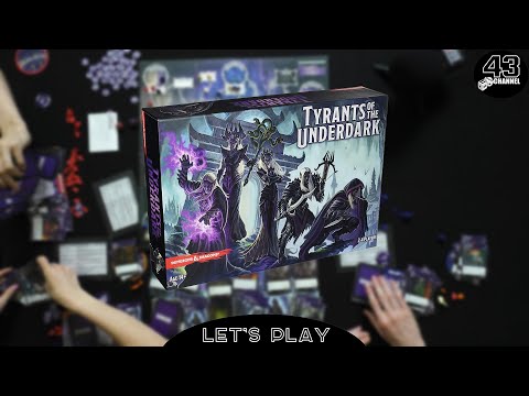 Видео: Лучший колодострой? Настольная игра Tyrants of the Underdark (Тираны Подземья). Играем втроём.