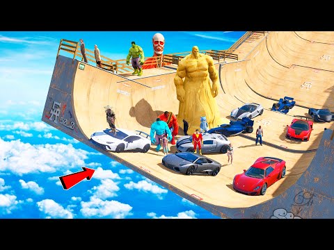 Видео: СУПЕРГЕРОЙЛАР ЕҢ ҰЗЫН РАМПАДАН СЕКІРДІ (GTA V)