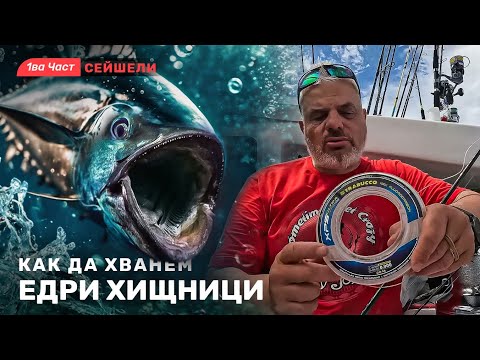 Видео: Парола РИБА МЕЧ / Такъми за едри хищници / Новото морско приключение СЕЙШЕЛИ - 1 част