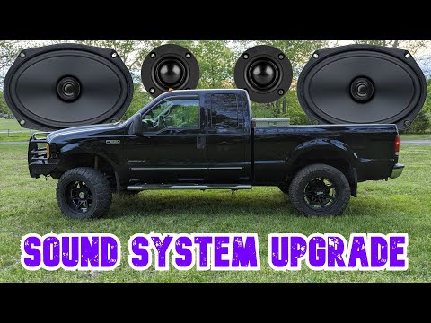 Видео: Модернизация динамиков в Ford F250 | 7.3 Powerstroke