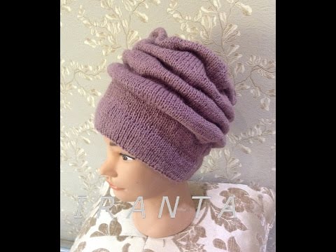 Видео: Полотно с эффектом клоке - вязание драпировки