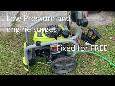 Видео: Ремонт БЕСПЛАТНОЙ мойки высокого давления, которая работает со скачками и имеет низкое давление —...