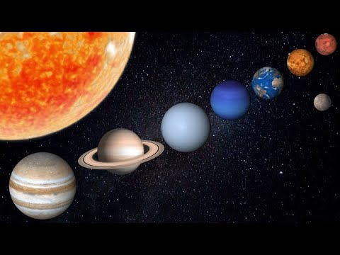 Видео: Размеры планет. Сравнение планет солнечной системы.