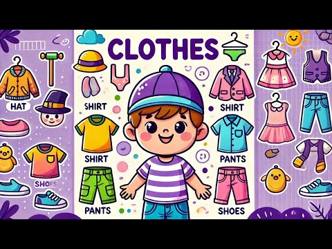 Видео: Clothes. Ағылшын тілінде киім атаулары. #Clothes #vocabularyforkids #clothesvocabulary #киімдер
