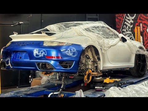 Видео: Как нужно восстанавливать разбитый Porsche 911 turbo S?