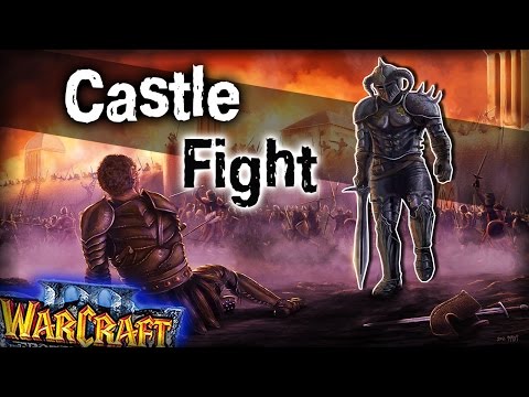 Видео: Warcraft 3 Frozen Throne - Карта Castle Fight v1.25a! [МЫ ПОДЕБИЛИ?]