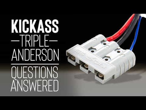 Видео: Подробно о комплекте KickAss Triple Anderson DC-DC и проводов зажигания! Зарядное устройство DCDC...