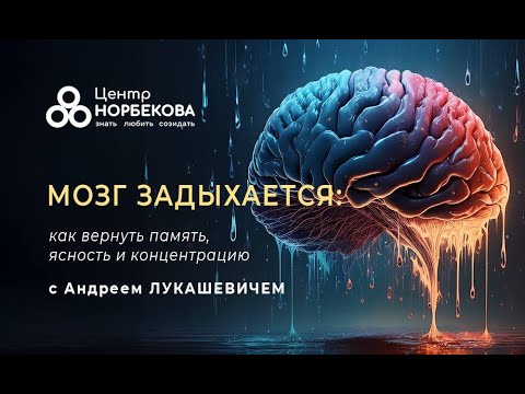 Видео: Открытый вебинар "Мозг задыхается: как вернуть память, ясность и концентрацию" с Андреем Лукашевичем