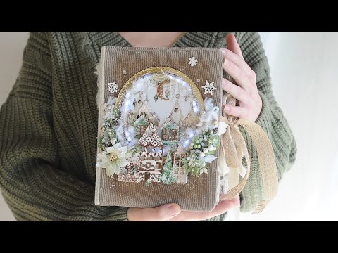 Видео: Новогодний кантри альбом "Зимняя Сказка". Скрапбукинг