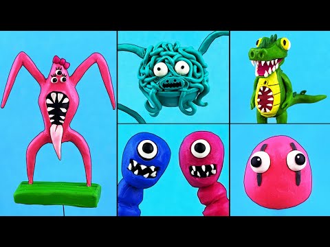 Видео: Новые Боссы Garten of Banban (Детский Сад Банбан). Фигурки из пластилина ▶ Лепка ОК