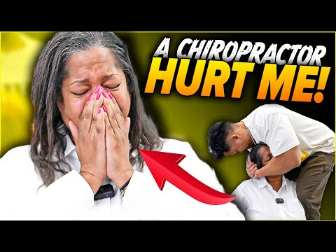 Видео: Хиропрактик *повредил* ей шею, неправильно сломав её! 😱😭 | Хиропрактика: облегчение боли | Tubio