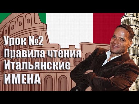 Видео: Урок №2: Итальянский язык: Правила чтения + Итальянские имена.