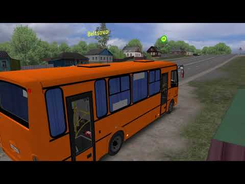 Видео: Чистогорская область ПАЗ 320412-05 ВЕКТОР на 126 маршруте. Omsi 2.