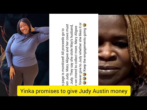 Видео: Йинка обещает отдать Джуди Остин ее скудный заработок от Facebook, чтобы поддержать ее.